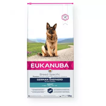 Trockenfutter für Hunde EUKANUBA Breed Specific German Shepherd Adult 12 kg, Huhn, Protein 23%, Fett 13%