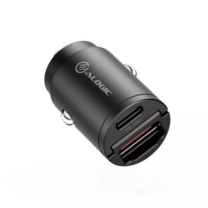 ALOGIC Rapid Power 30W Mini Auto-Ladegerät USB-C USB-A Schnellladung
