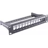 Patch Panel 1U ShiverPeaks BS08-10080 Metall Schwarz