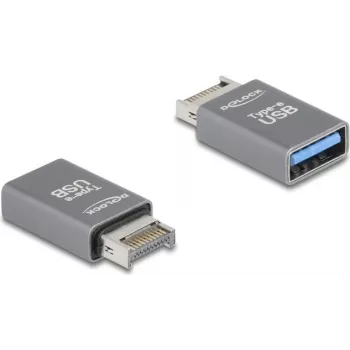 DeLOCK 67230 Kabel-Adapter USB Type-E auf USB Type-A Grau