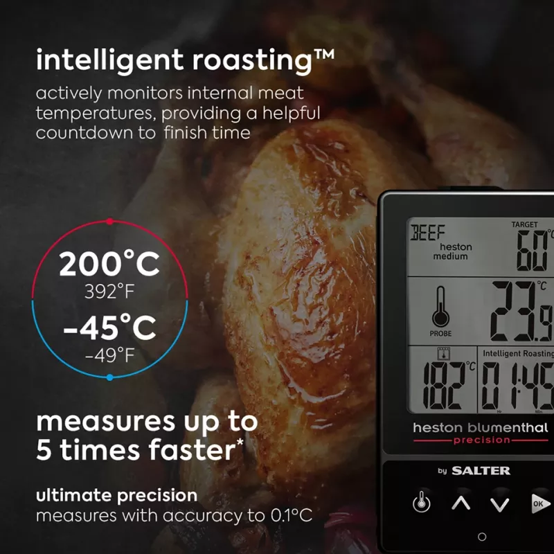 Digitales Kochthermometer Salter 540A HBBKCR 5‑in‑1 Präzision — Multifunktions-Küchensonde