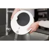 Salatschleuder GEFU Rotare mit Kurbelgriff, Fassungsvermögen 3 L, Kunststoffgehäuse, schwarz/weiß, spülmaschinengeeignet