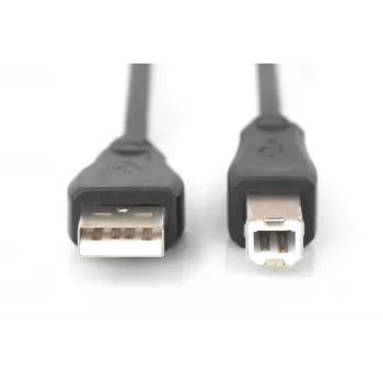 Digitus ASSMANN - USB-Kabel - USB Typ A, 4-polig (M) - USB Typ B, 4-polig (M) - 50 cm (USB/USB 2.0) - Schwarz (AK-300105-005-S)