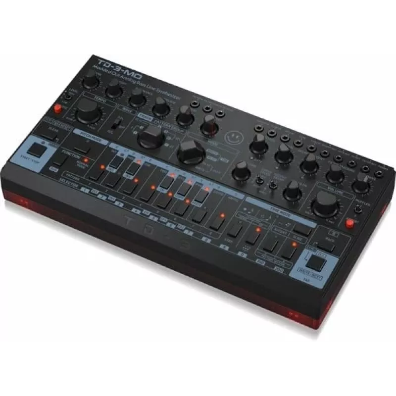 Analoger monophoner Bass-Synthesizer Behringer TD-3-MO-BK — 303-Style, monophoner analoger Bass-Synth, schwarz