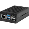 Joy-IT RB-AlucaseP5-01B SBC-Gehäuse Raspberry Pi Aluminium Schwarz (RB-AlucaseP5-01B)
