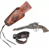 Spielzeug-Metall-Cowboy-Revolver Pulio 155150/0 mit abnehmbarem Holster, Single-Action-Replikat