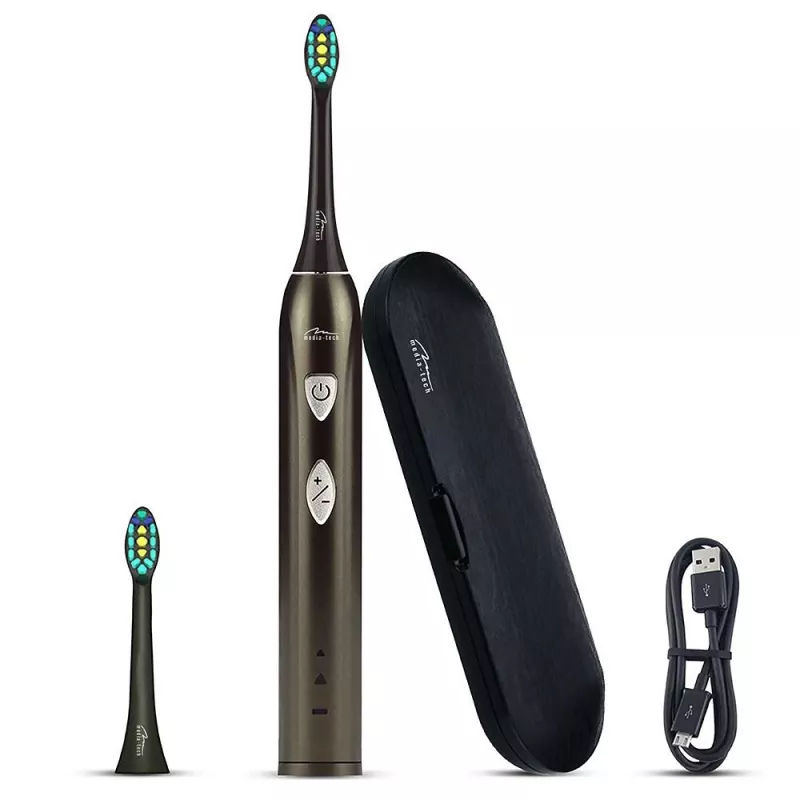 Zahnbürste Media-Tech SONIC WAVECLEAN Erwachsene Braun