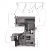 Overlock-Nähmaschine SINGER 14HD854 Heavy Duty elektrisch 120 W Grau