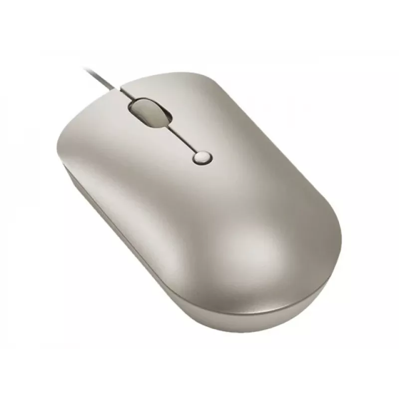 Kabelgebundene Büromaus Lenovo 540 beidhändig USB Type-C Optisch 2400 DPI Sand