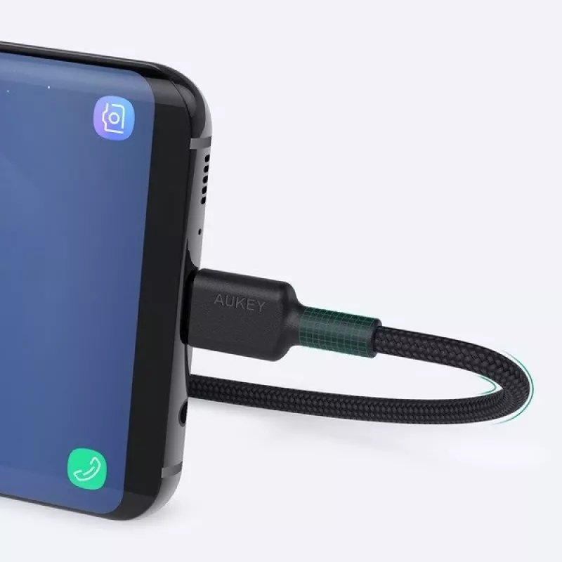 USB-C-Kabel Aukey CB-CD45 0,9 m – USB Type-C auf USB-A, Quick-Charge-Unterstützung