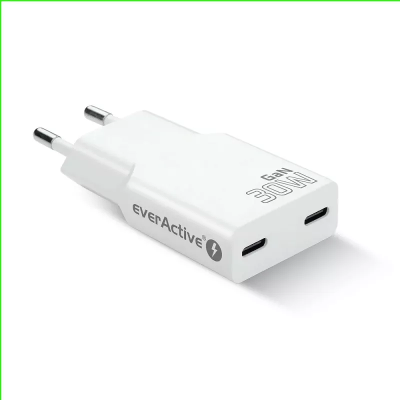 Netzteil everActive SC-385Q Super schlank QC 4 Fast Charging — USB-Schnellladegerät, kompaktes Design