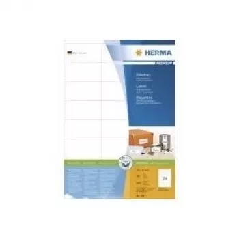 HERMA SuperPrint - Etiketten - Weiß - 37 x 70 mm - 200 Stück 24) (4615)