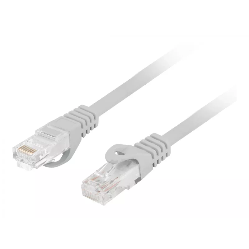 Netzwerkkabel LANBERG PCU6-10CU-1000-S Cat6 U/UTP RJ-45 gerade-through 10 m Grau