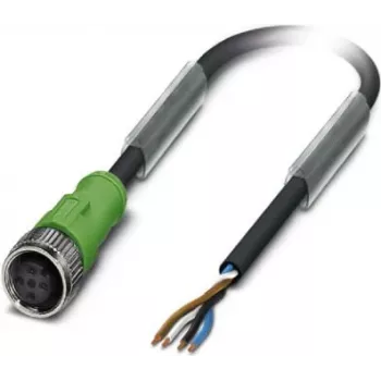 Sensor-Aktor-Kabel M12 gerade 4-polig 10m SAC-4p-1 - Kabel - Sensor-/Aktorkabel (1446333)