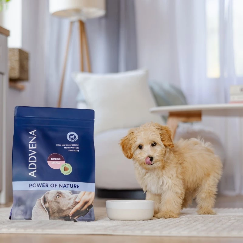 ADDVENA Power of Nature Junior Small Lamb - Trockenfutter für Hunde - 10 kg