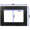 Rahmen für ALLNET Tablet ALLTCover10NWv1 — weiß, 309 × 228 mm, 280 g