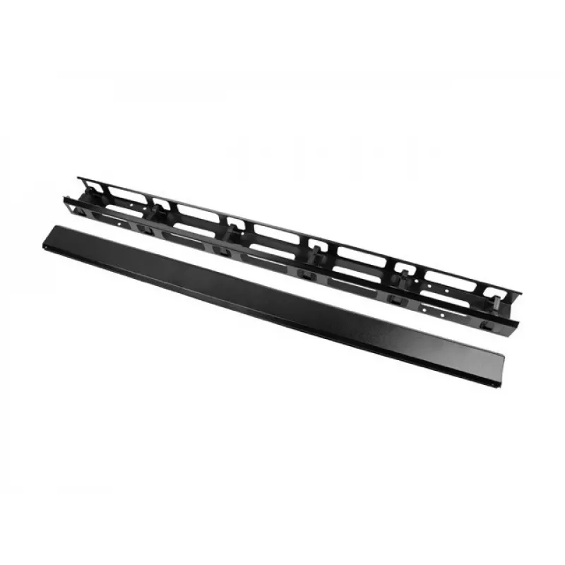 Vertikaler Kabelorganisator LANBERG AK-1212-B 22U Schwarz, Set mit 2 Stück