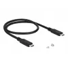Delock - Speichergehäuse - M.2 - M.2 NVMe-Karte - USB 3.1 (Gen 2) - Schwarz (42614)