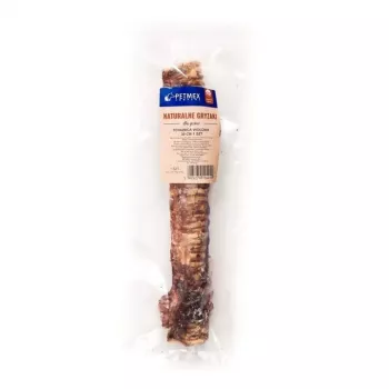 Hundekausnack PETMEX Rindertrachea 30 cm natürlicher Kausnack für mittelgroße und große Hunde, 75 g