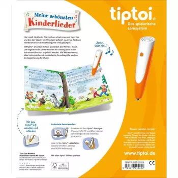 tiptoi Meine schönsten Kinderlieder, Lernbuch
