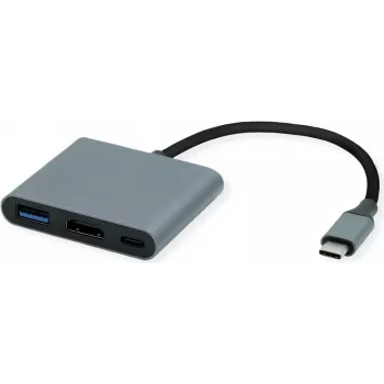 ROLINE Display Adapter USB C – HDMI 4K60+ 1x A+ PD – Adapter – Digital/Daten (12.03.3199)
