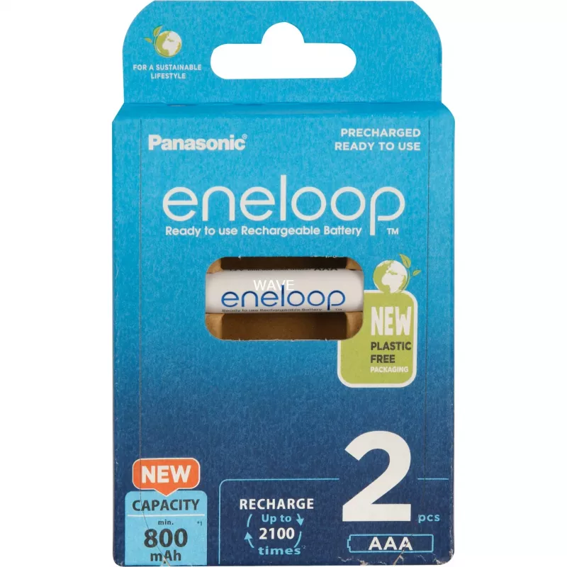 Akkus PANASONIC ENELOOP AAA 800 mAh 2 Stück (BK-4MCDE/2CP)