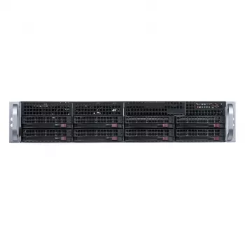 Server Case Supermicro 825TQC-R802LPB Rack Schwarz