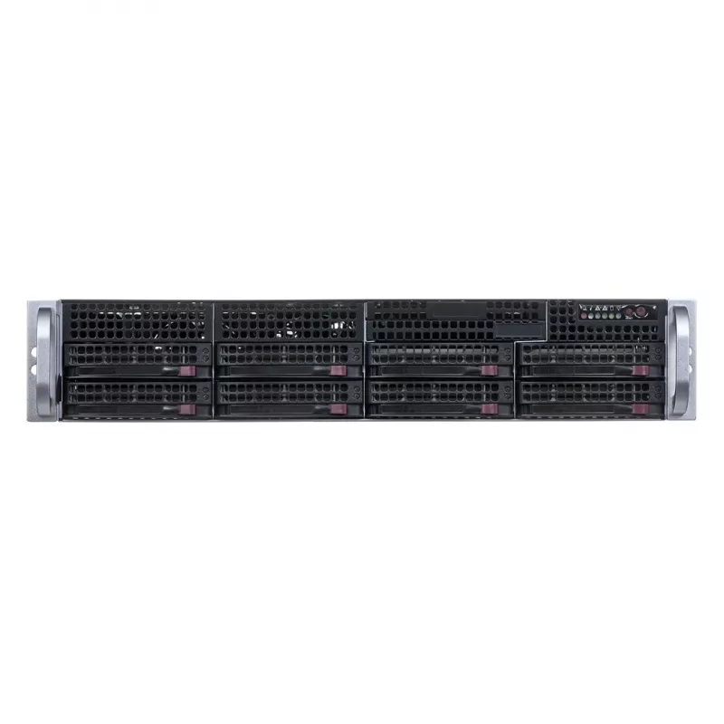 Server Case Supermicro 825TQC-R802LPB Rack Schwarz