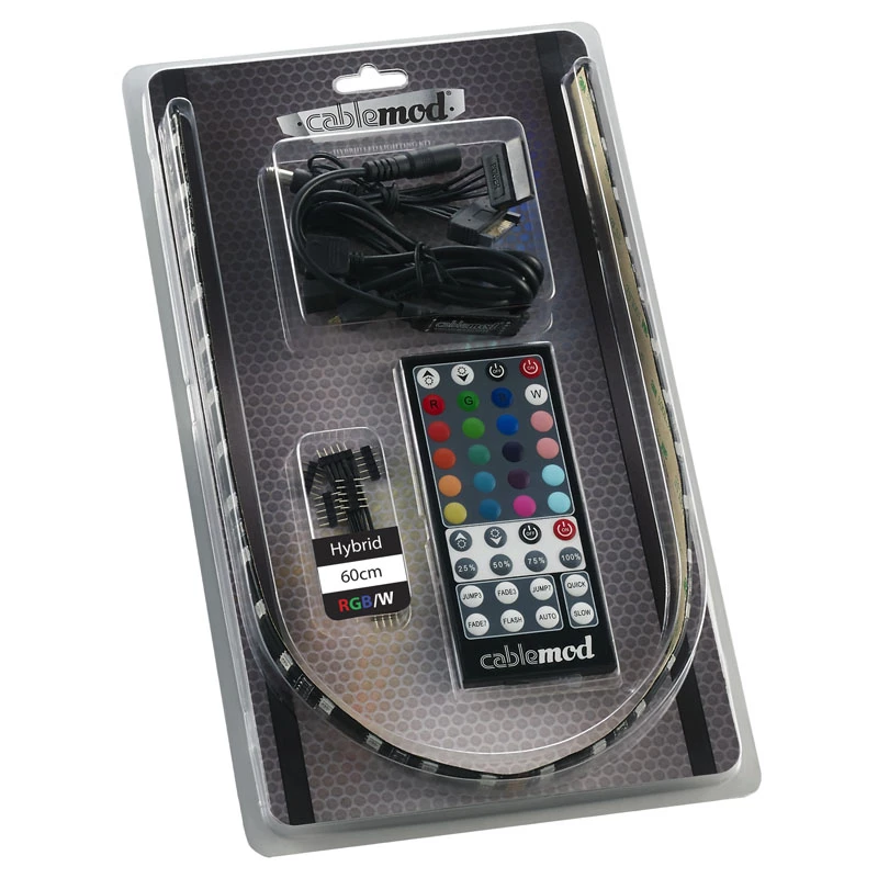 LED-Streifen CableMod CM-LED-60-D60RGBW-RK Weiß RGB 60 cm