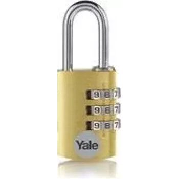 YALE YE3CB/38/131/1/GO Vorhängeschloss 38 mm Gold Kombinationsschloss (YE3CB/38/131/1/GO)