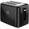 Elektrischer Toaster, schwarz, 220-240V, 50-60Hz, 780-930W, 2 Schlitze, 3 Modi, 7 Bräunungsstufen