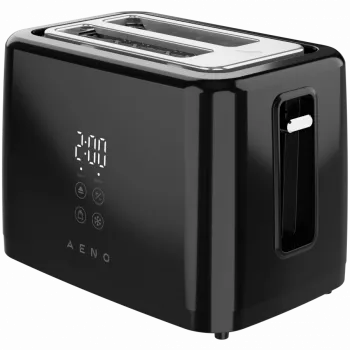 Elektrischer Toaster, schwarz, 220-240V, 50-60Hz, 780-930W, 2 Schlitze, 3 Modi, 7 Bräunungsstufen