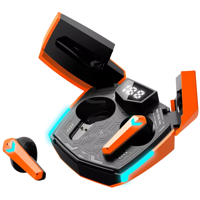 Canyon GTWS-2 Kopfhörer Kabellos Ear-Hook Gaming USB Type-C Lade-Dock Orange (CND-GTWS2O)