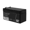Versiegelte Blei-Säure (VRLA) Batterie Grün Cell AGM17 12 V 1,2 Ah — 52 mm Höhe, 43×97 mm, 0,5 kg