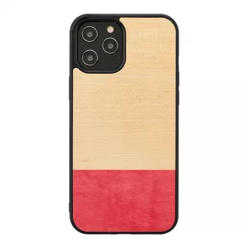 Handyhülle man and wood für iPhone 12 Pro Max — miss match Schwarz