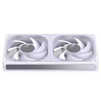 JONSBO ZB-240W 2x120mm ARGB PWM Gehäuselüfter – Weiß