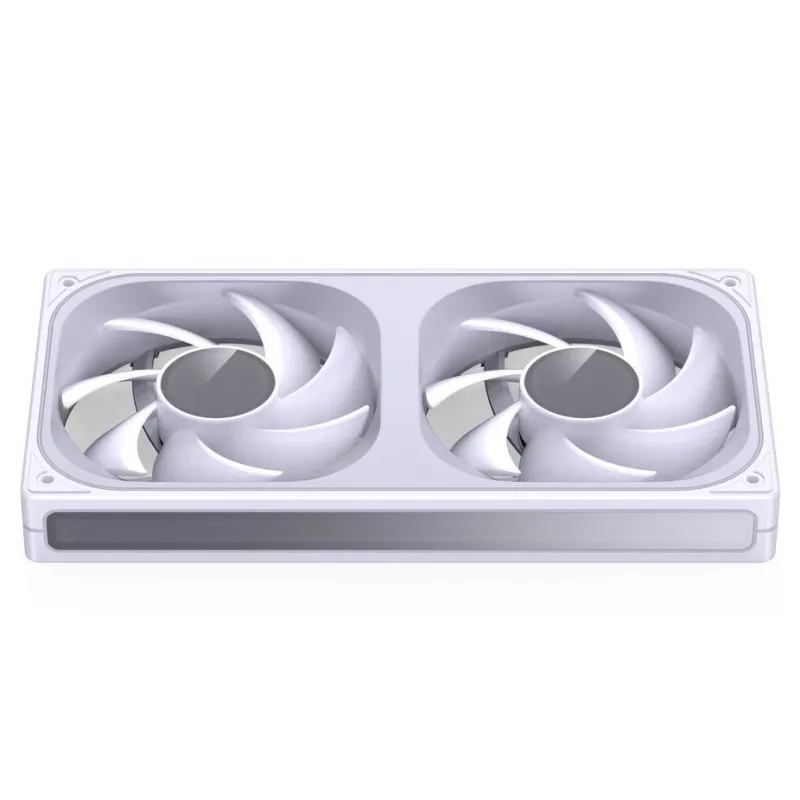 JONSBO ZB-240W 2x120mm ARGB PWM Gehäuselüfter – Weiß