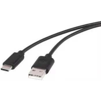 USB 2.0 Kabel Renkforce 1429650 — 1x USB-A auf 1x USB-C, 1,50 m, schwarz