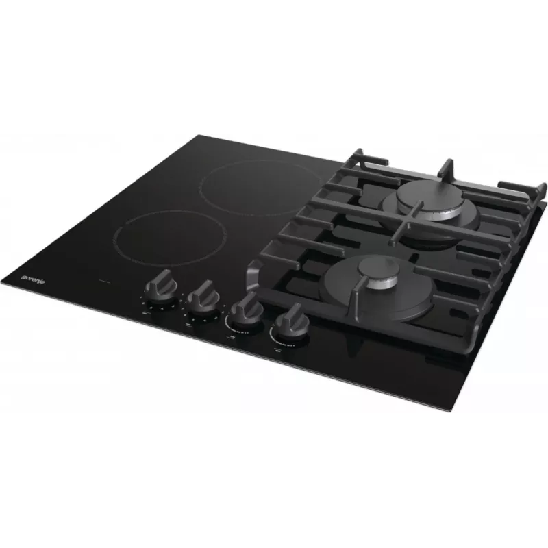 Gorenje GCE691BSC Schwarz Einbau 60 cm Kombi 4 Kochzone(n)