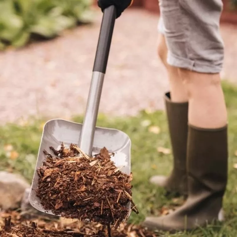 Schaufel Fiskars Ergonomic FS.S. 1025376 Grau — ergonomische Gartenschaufel, Fiskars 1070058