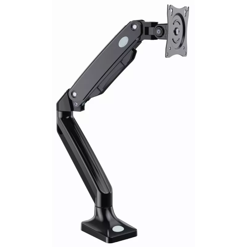 Monitorhalterung GEMBIRD MA-DA1-03 für 17–35 Zoll Bildschirme, 10 kg, VESA 75x75–100x100, Tischklemme/Tischdurchführung, schwarz