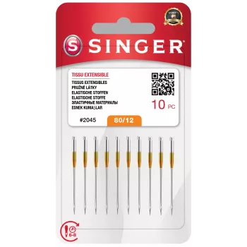SINGER Nähmaschinennadeln N204511M1003 — Modell 2045 SZ12 BLST, 10er-Pack, Universal-Haushaltsnähnadeln
