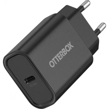 Wandladegerät OTTERBOX 20W USB-C mit USB Power Delivery, Schwarz (78-81338)