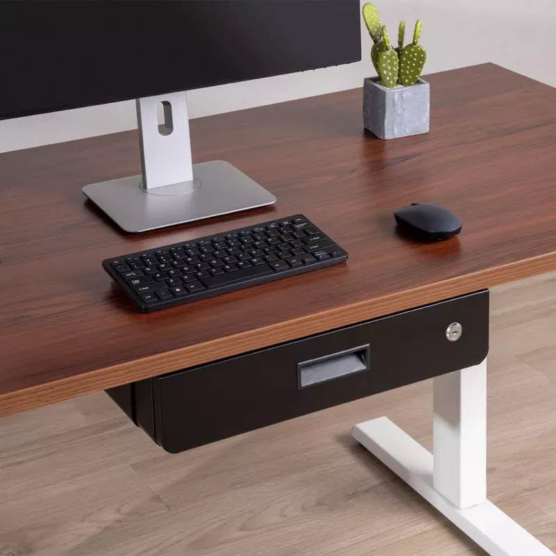 Schreibtischschublade MACLEAN MC-461 ergonomisches kompaktes Design, einfache Montage, Untertisch-Zubehör