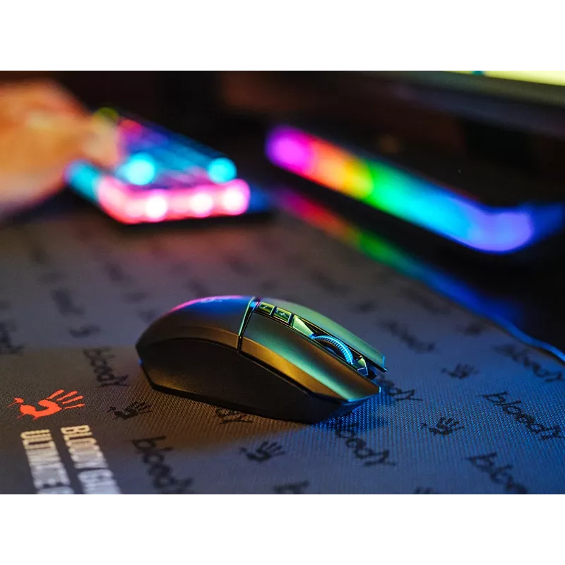 A4TECH BLOODY Maus R36 ULTRA WRLS 2.4G+USB Schwarz
