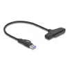 DeLOCK USB auf SATA Konverter 6 Gb/s USB Type-C Type-A 0,3m