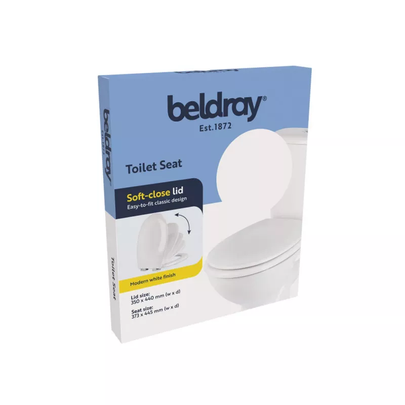 Toilettensitz Beldray LA030252UFFEU7 — antibakteriell, pflegeleichtes Design