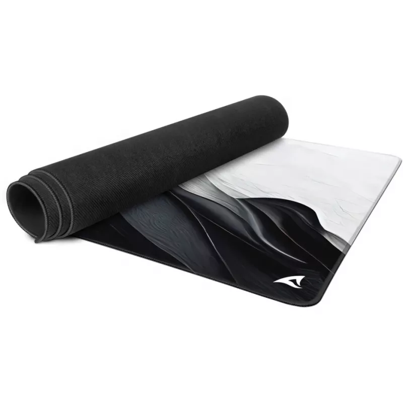 Gaming-Mauspad Sharkoon SKILLER SGP40 D12, orientalisches Kirschblüten-Design, schwarz/weiß, 1000 x 500 mm
