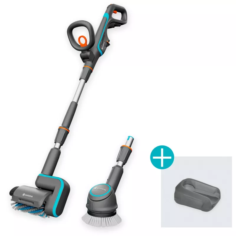 Elektrischer Terrassenreiniger GARDENA 14842-55 18V Akku Leichtbauweise