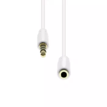 ProXtend 4-Pin schlank-Verlängerungskabel M4EXS-005W, 5 m, weiß